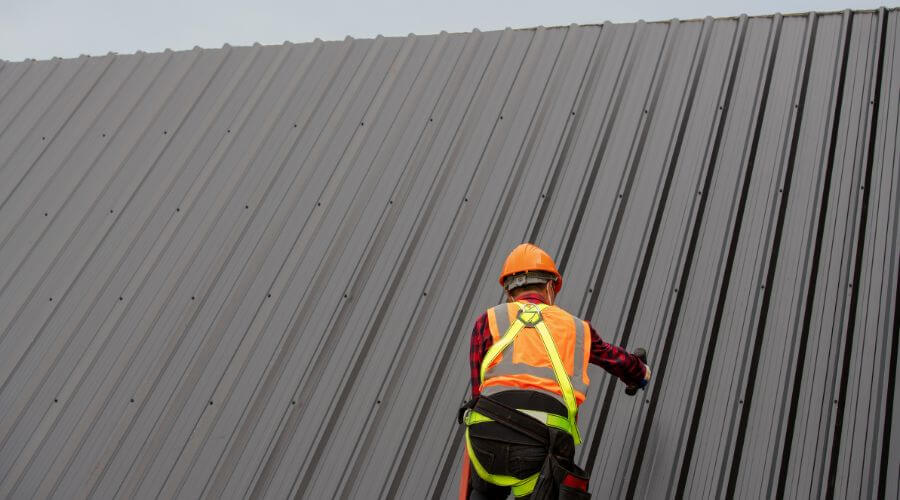 Professional metal roof installation services in Clay, KY